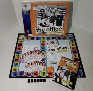 The Office Dvd Board Game 2008 - Complete - Dunder Mifflin Dvd Games