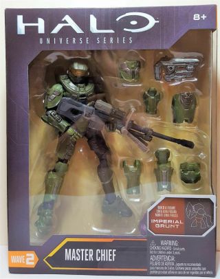 Master Chief 6 " Halo Universe Series Wave 2 Build - A - Figure Imperial Grunt -