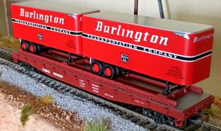 Burlington Railroad Ho Scale 50 