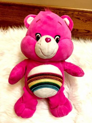 Care Bear Pink Rainbow Cheer Bear Talking & Moving Bear
