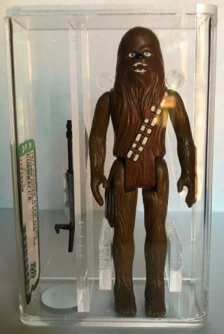 1977 Kenner Star Wars Loose Chewbacca,  Bowcaster,  HK,  AFA Grade 80 NM Near 2