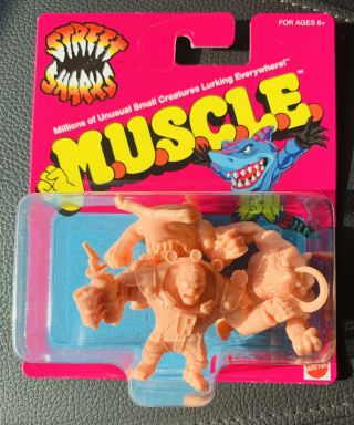 Mattel Street Sharks M.  U.  S.  C.  L.  E.  Men Retro Style Figures Ripster Muscle