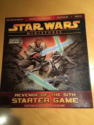 Wotc Star Wars Miniatures Revenge Of The Sith Starter Game