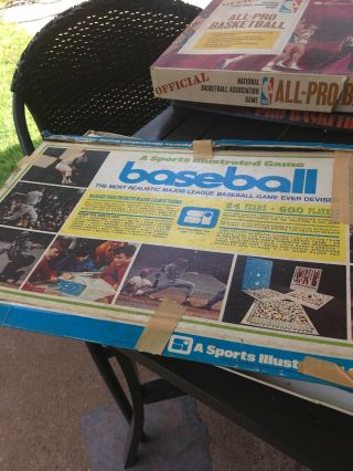 Sports Illustrated Baseball Board Game 1971