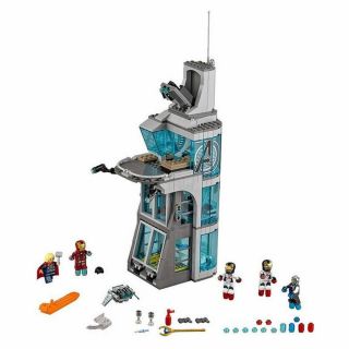 511pcs Superheroes Space Station Iron Man Base Tower Building Blocks Bricks Toys