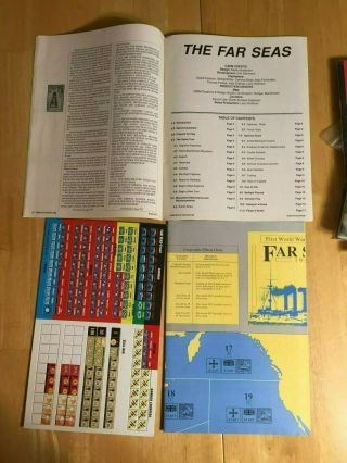3W ' s Strategy & Tactics 125 with Far Seas UNPUNCHED 3