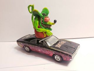 Johnny Lightning 1969 Dodge Charger Rat Fink Matco Tools 1:24 Scale Diecast Car