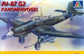 1/72 Italeri Models Junkers Ju - 87g2 Stuka " Kanonenvogel " Tank Buster