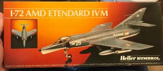 Amd Etendard Iv M - Heller Model Kit Fighter Aircraft - 1:72 80361