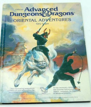 Advanced Dungeons And Dragons Oriental Adventures 2018