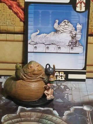 Star Wars Miniatures Rebel Storm 50 Jabba The Hutt Swm