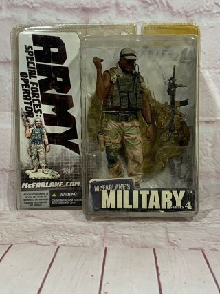 Mcfarlane’s Military Series 4 Army Special Forces Operator In Package