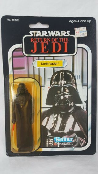 Vintage Star Wars Darth Vader Return Of The Jedi 1983 77 Back