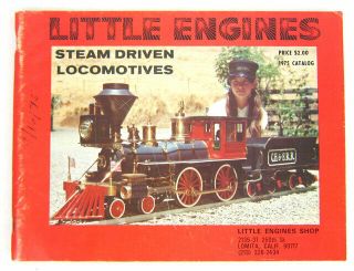 Little Engines - Live - Steam Locomotives - Steam Driven Locos 3 Catalogues 50s70s
