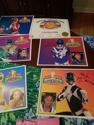 Vintage 1994 Mighty Morphin Power Rangers Official Fan Club Lunch Box VHS Tape 2