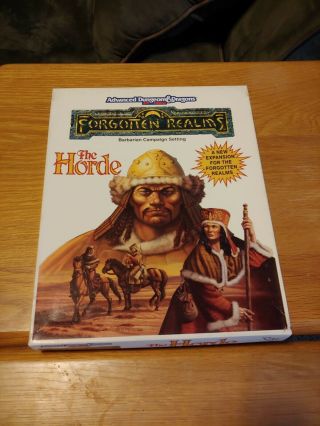 1990 Ad&d Forgotten Realms The Horde 1055 Boxed Set Tsr