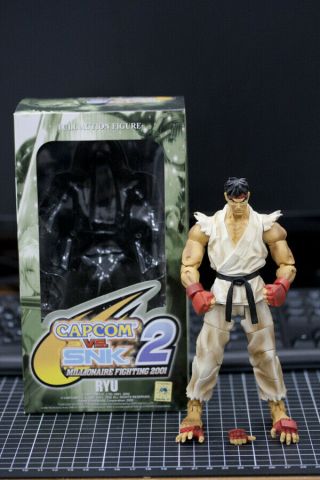 2005 Rare Capcom Vs Snk 2 - Ryu Action Figure Street Fighter Playstation