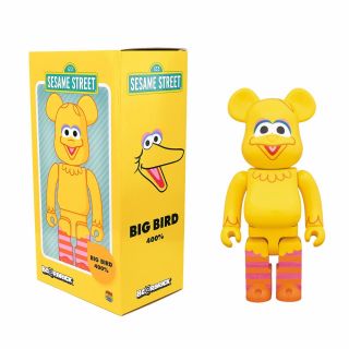 Medicom Toy Bearbrick - 400 Sesame Street Big Bird Figure Be@rbrick -