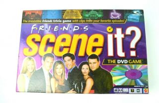 Friends Scene It Dvd Trivia Board Game 2005 Screenlife Mattel Complete