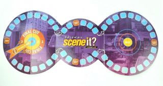 Friends Scene it DVD Trivia Board Game 2005 Screenlife Mattel Complete 3