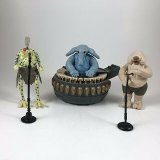 Vintage Kenner Star Wars Sy Snootles & Max Rebo Band With Microphones,  No Flute