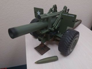 G.  I.  Joe 12 " Scale Artillery Cannon & Trailer Us Army Military 1:6 1999 Hasbro