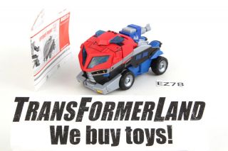 Optimus Prime 100 Complete Voyager Animated Transformers
