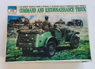 Peerless Max 3505 Us Army Command & Reconnaissance Truck Model Kit Parts