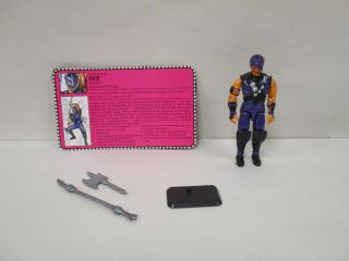 Hasbro G.  I Joe Cobra 1992 Ninja Force Dice Action Figure Loose Complete