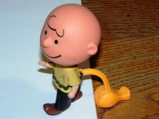 Vintage 1968 Mattel Peanuts Charlie Brown Skediddler Toy Doll: Made In Hong Kong