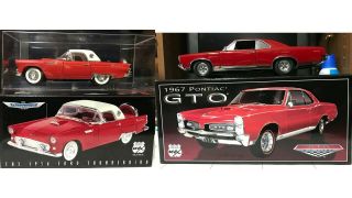 Wix 1967 Pontiac Gto And 50th Anniversary 1956 Ford Thunderbird Diecast 1:24