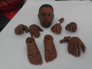 Hot Toys 1/6 True Type Male African American Version Ttm15 - Head And Parts