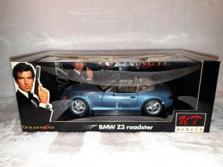 Ut Models 007 James Bond Goldeneye Bmw Z3 Roadster.  1:18 Scale.  Nib