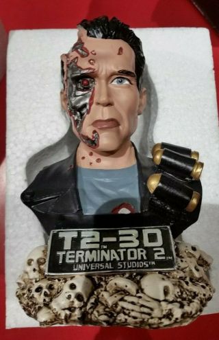 Terminator 2 - T2 - 3D universal studios mini bust 4