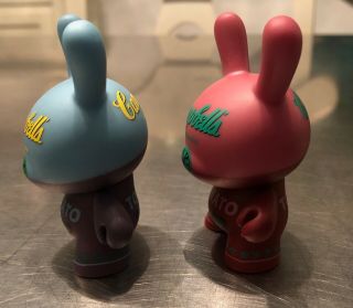 Kidrobot Dunny 3 ' Andy Warhol Series 1 Red & Blue Campbell ' s Soup 3