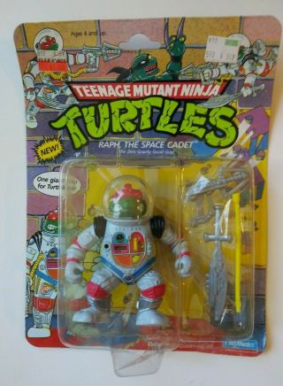 1990 Teenage Mutant Ninja Turtles - Raph The Space Cadet - Nrfb - Playmates 5116