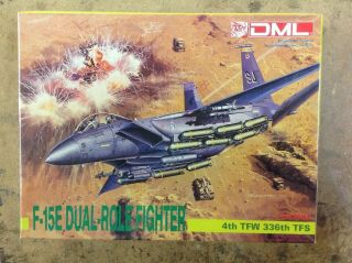 Khs - 1/144 Dml Model Kit 4534 F - 15e Dual - Role Fighter 4th Tfw 336th Tfs (c)
