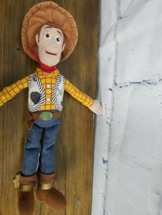 Disney Toy Story Woody Doll Plush Stuffed 12 " Tall Very Good