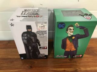 Batman And Joker Dc Comics Statues (2 Statues),  Adult Owned