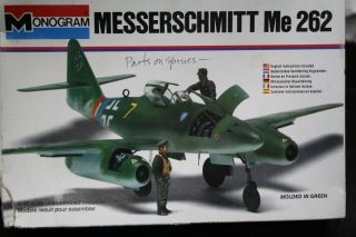 1/48 Monogram Messerschmitt Me 262 German Wwii Jet Fighter Detail Model