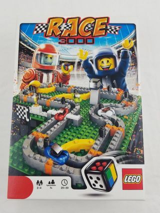 Lego Race 3000 Board Game 3839 2 - 4 Players Ages 7,