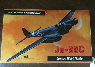 1/48 Hobby Craft Model Ju - 88c German Night Fighter Complete Bags
