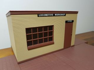 Scratch Built Industrial Shed Suit 1:18 Diecast,  G Scale,  O Scale Sm32 Garden.