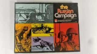 The Russian Campaign Avalon Hill 1976 Complete Game 3rd Edition World War Ii