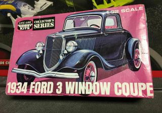 Life - Like 1/32 Scale 1934 Ford 3 Window Coupe Model Kit
