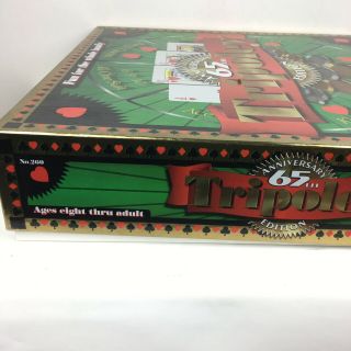 TRIPOLEY 65th Anniversary Edition Game / 1997 Cadaco / Rotating Tray 3