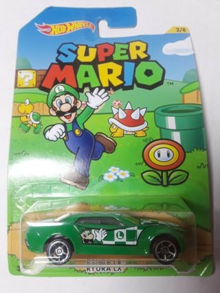 Mario Hot Wheels Set of 8 Diecast Cars 2016 Nintendo Toad Princess Peach 3