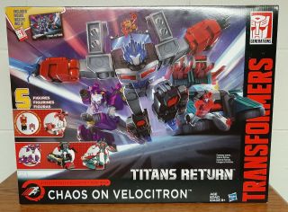 Transformers Generations Titans Return Chaos On Velocitron Box Set Misb