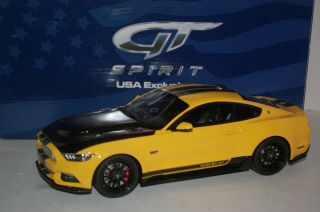 Acme 2015 Ford Shelby Mustang Gt Yellow Le 467/1050 1/18 Gt Spirit Read Jn
