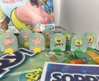 SpongeBob Squarepants SORRY Game by Parker Brothers - 2008 edition - Complete 5